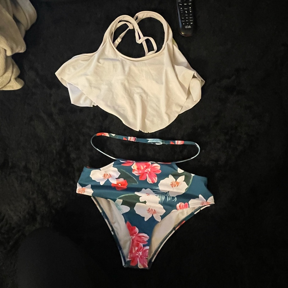 two piece bathing suite